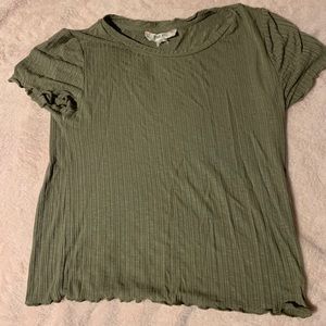 Olive Green Baby Tee!
